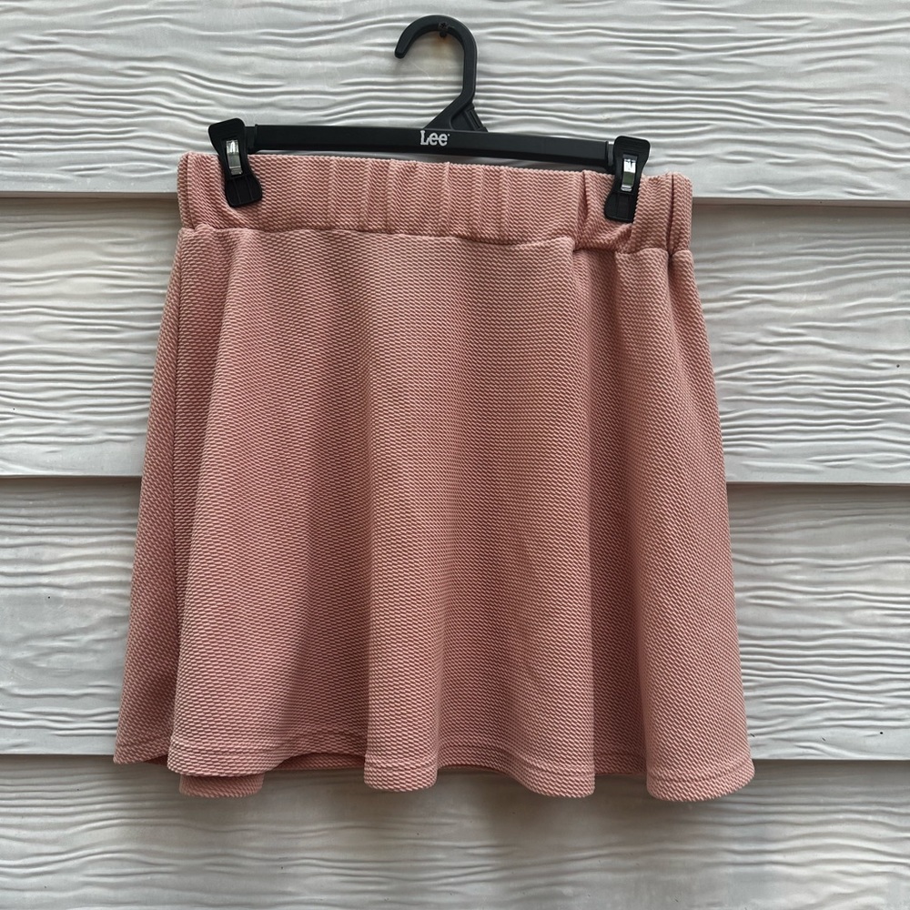 Peach Skater Skirt